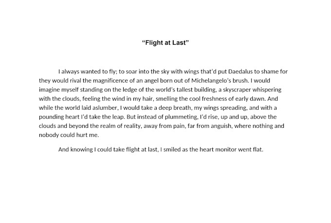 write a custom short story for you